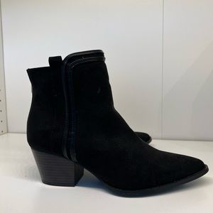 Black Suede Ankle Boots